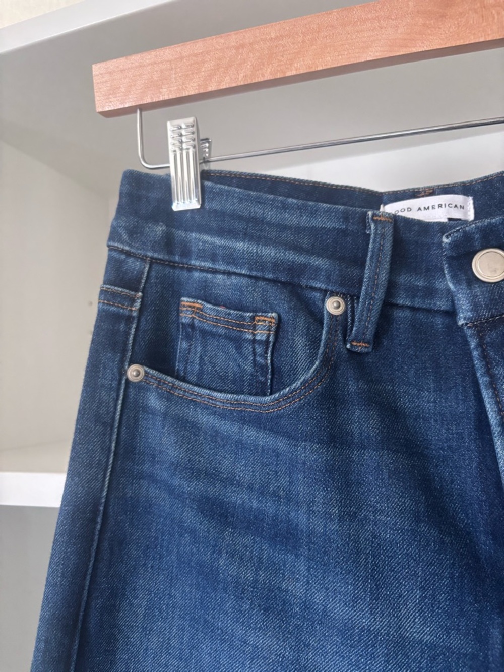 NWOT Good American Soft Tech Good Waist Cropped Palazzo Pants - Picture 7 of 11